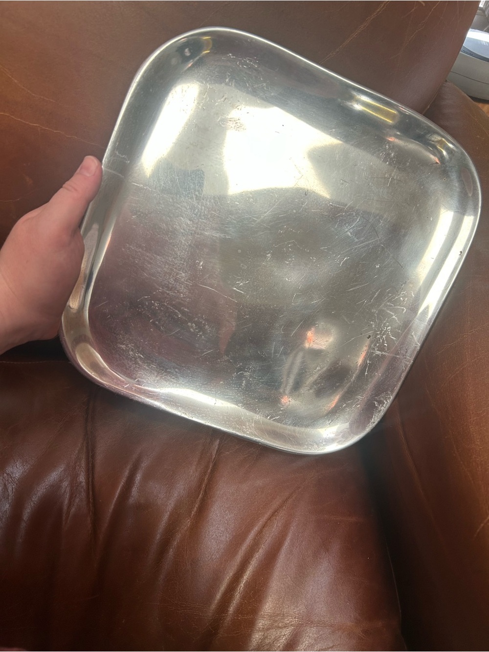 Nambe Silver Square Serving Tray